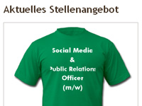 Spreadshirt sucht Social Media Officer